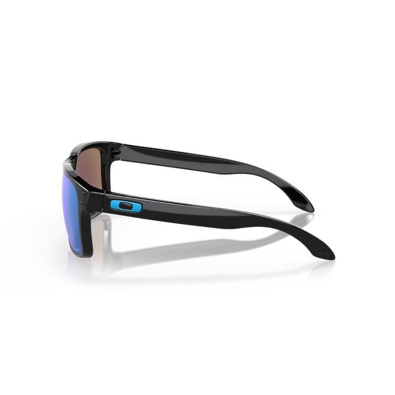 Oakley Holbrook in Polished Black Prizm Sapphire Iridium Lens-2